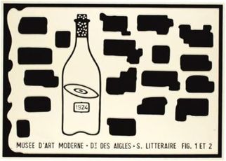 Musée d'Art Moderne, Dt des Aigles, S. Litteraire Fig. 1 et 2  No 5 - 5/7 by Broodthaers Marcel