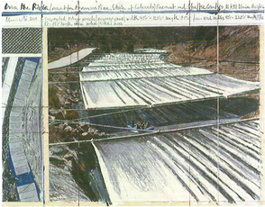 Over The River,  Project For Arkansas River, State of Colorado by Christo