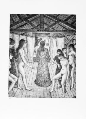 Le Grenier  by Delvaux Paul