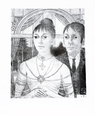 Portrait d'ancêtres  by Delvaux Paul