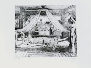 La chambre  by Delvaux Paul