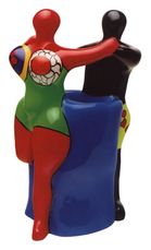 Dancing Couple Vase by De Saint Phalle Niki