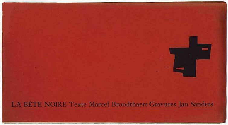 La bête noire (nr 454/700) by Broodthaers Marcel