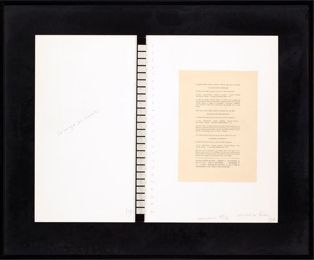 M.B., 24 Images/Seconde by Broodthaers Marcel