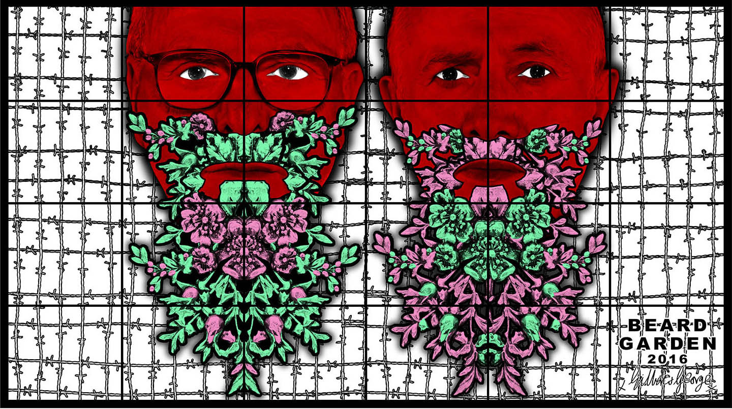 Beard Garden by Gilbert & George