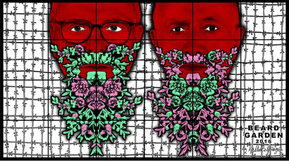 Beard Garden by Gilbert & George