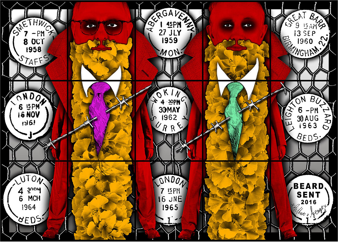 Beard Sent by Gilbert & George