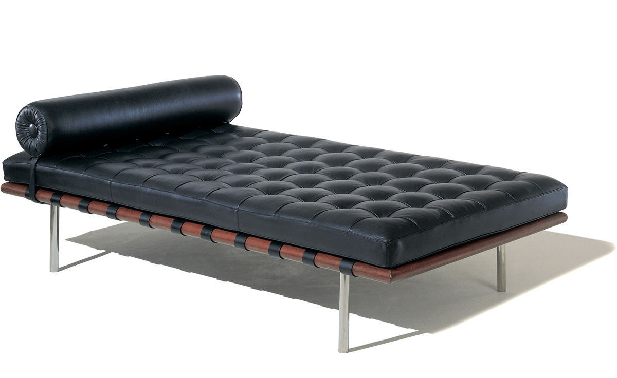Barcelona Day Bed by Mies Van Der Rohe Ludwig at Guy Pieters Gallery