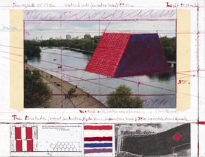 The Mastaba (Project for London, Hyde Park, Serpentine Lake) by Christo