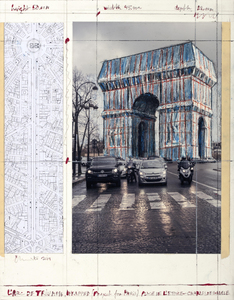 L’ Arc de Triomphe, Wrapped (Project for Paris) Place de l’Etoile - Charles de Gaulle by Christo