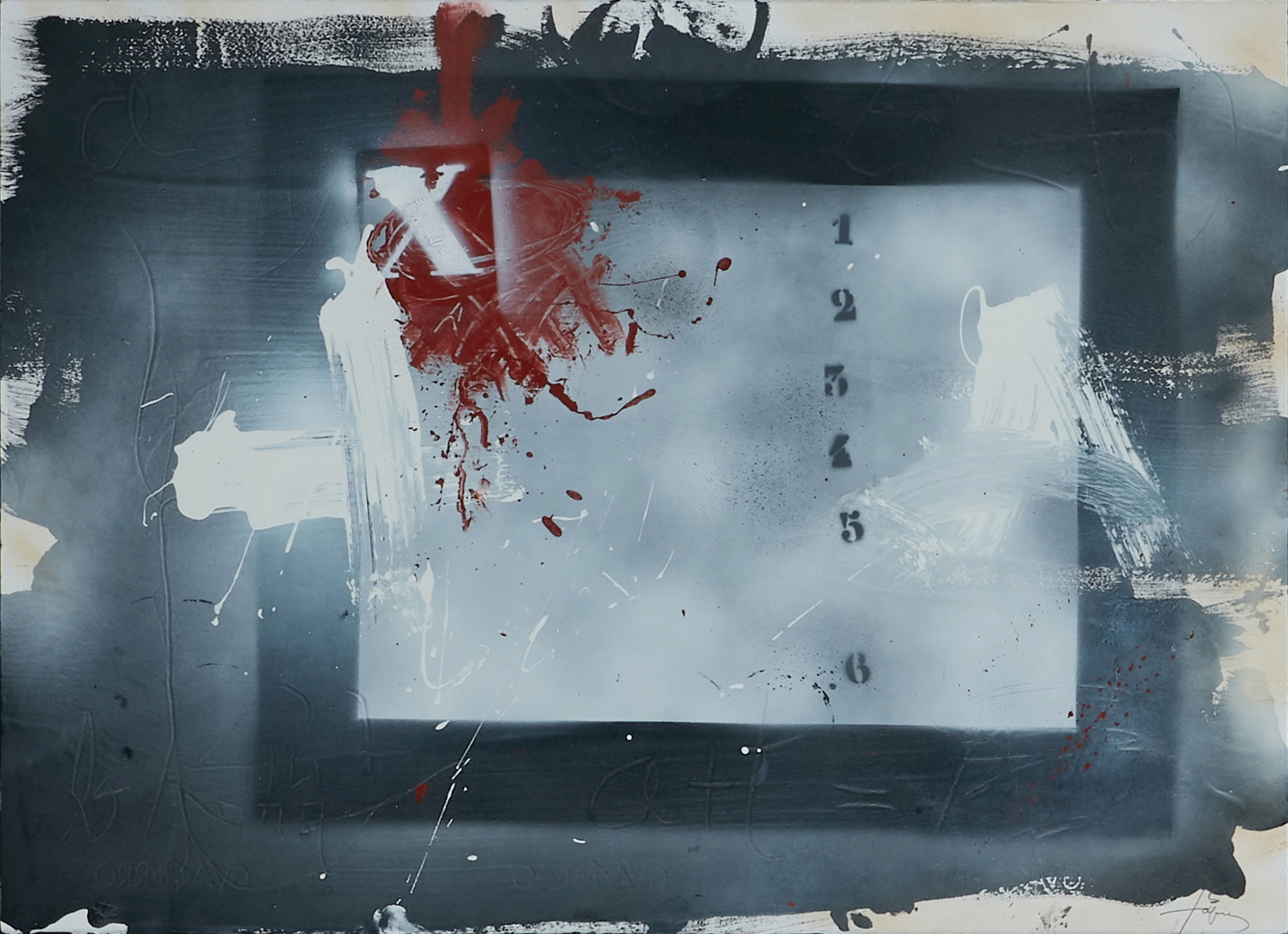 Untitled by Tapies Antoni