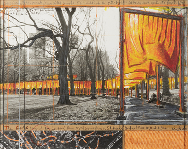 The Gates (project for Central Park NYC) by Christo