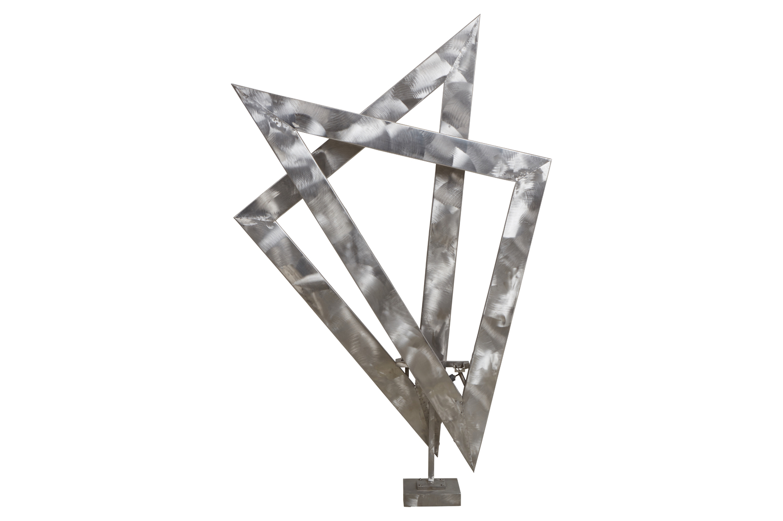 Two Open Triangles Up IV  by Rickey George