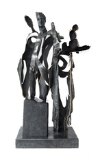 Hermes and Dionysus: Monument to Analysis   by Arman