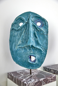 Greek Tragedy Mask The Blind Poet II by De Cock Jan
