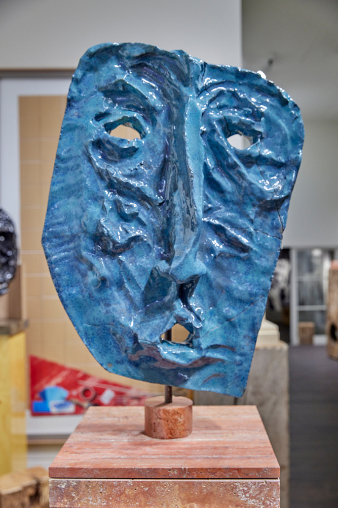 Greek Tragedy Mask Wondering European by De Cock Jan