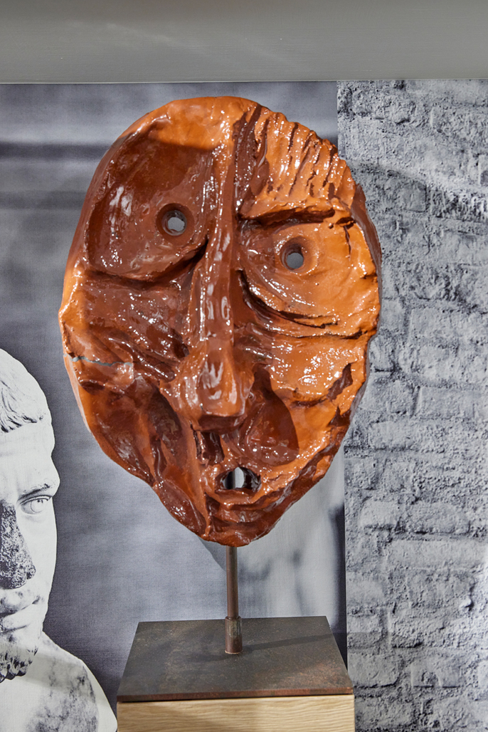 Greek Tragedy Mask Terra Incognita by De Cock Jan