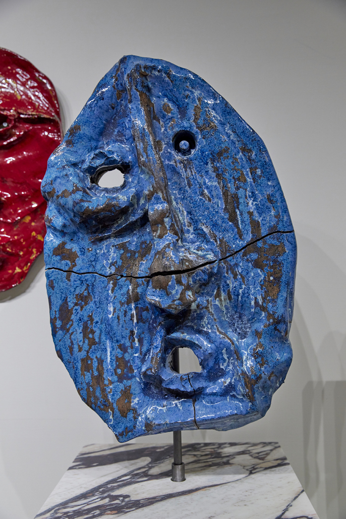 Greek Tragedy Mask Homerus II by De Cock Jan