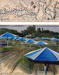 The Umbrella’s (Project for Japan and Western USA) by Christo
