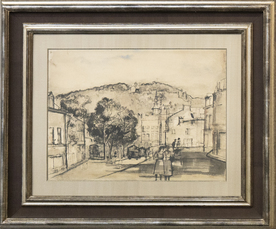 la gare de Spa by Delvaux Paul