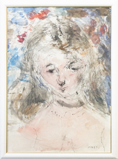 Jeune femme by Delvaux Paul