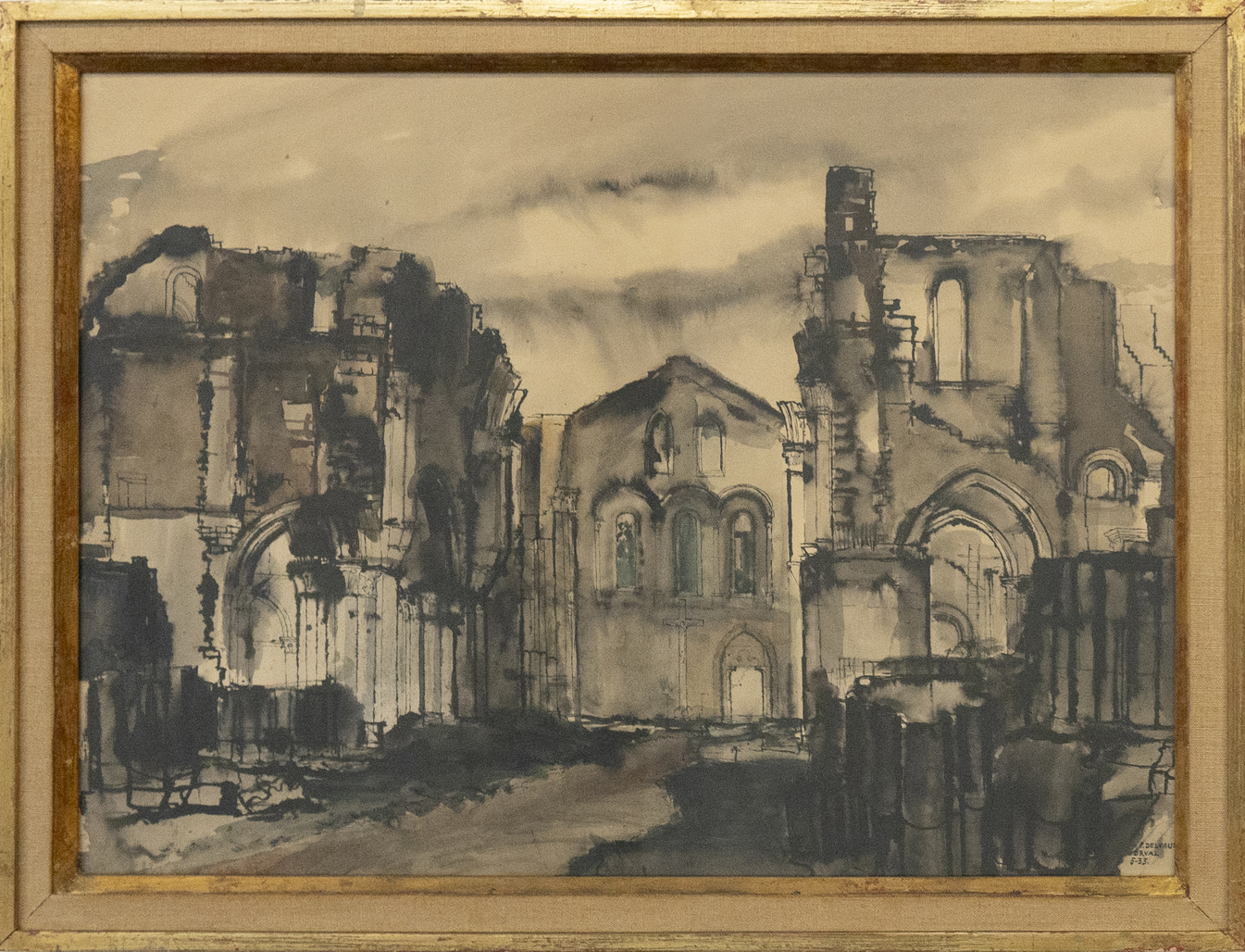 Abbaye d’Orval by Delvaux Paul