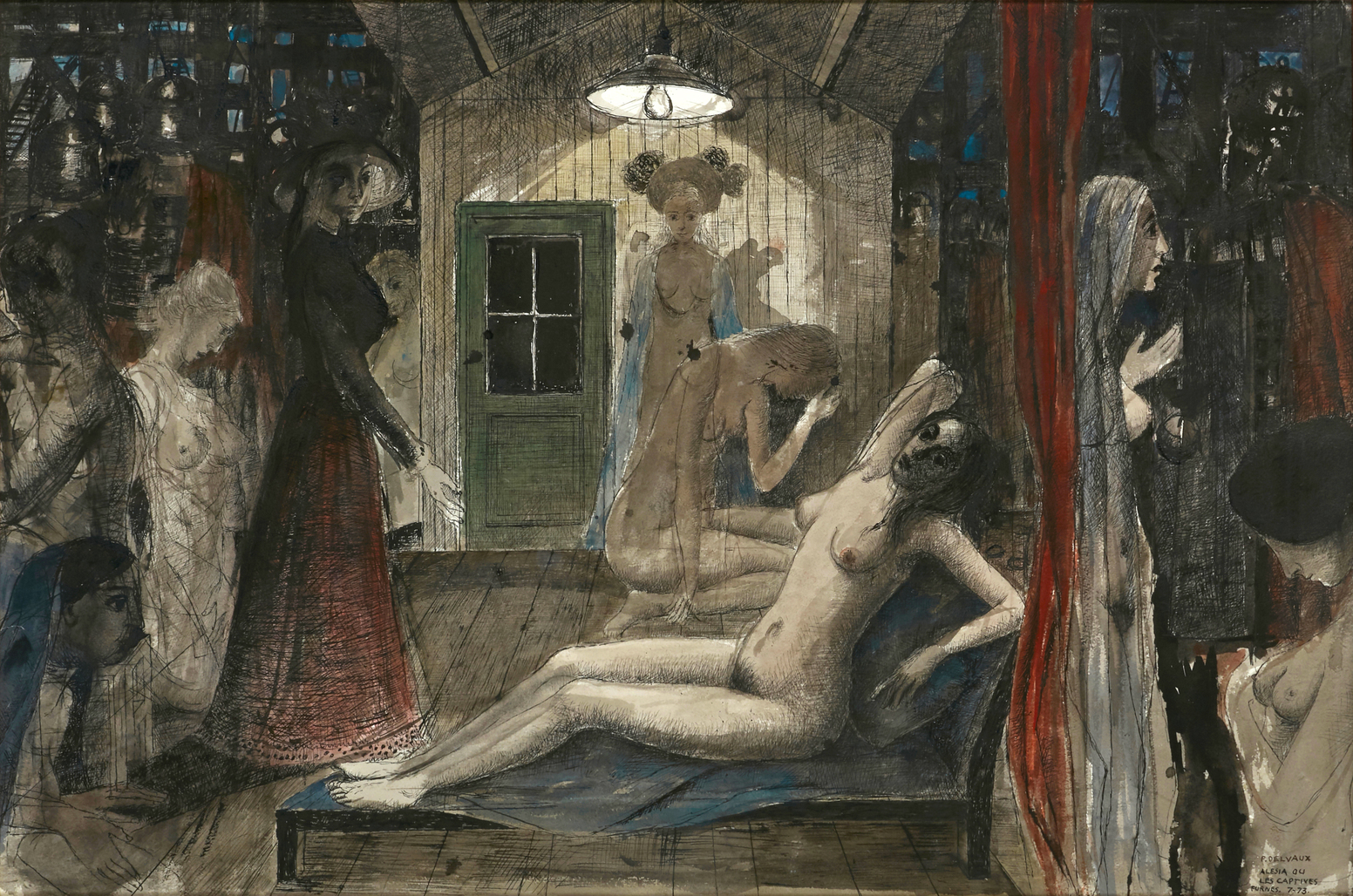 Alésia ou Les Captives by Delvaux Paul