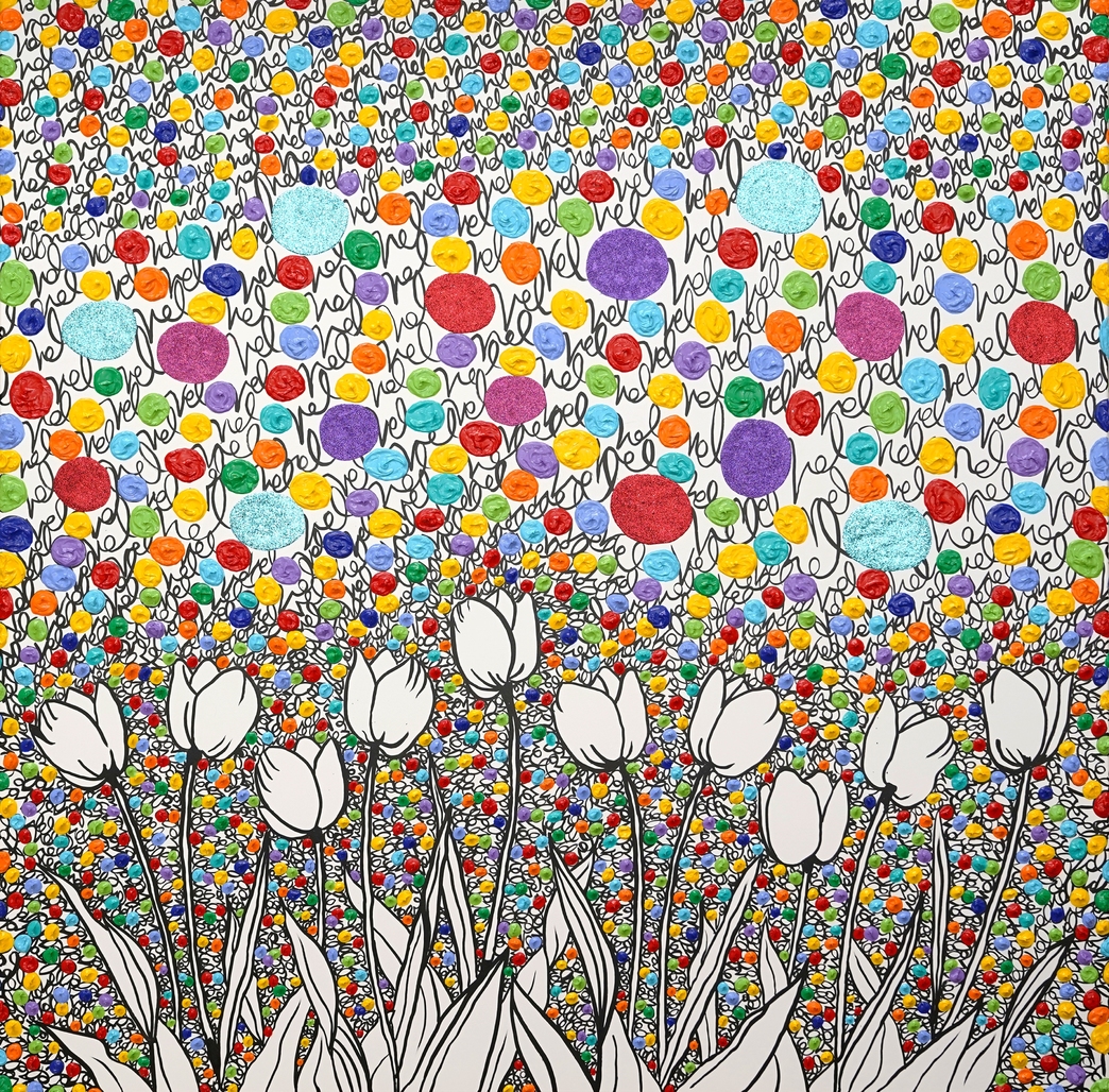 My Dreamy Field of Tulips and Love by Van Saksen-Coburg Delphine