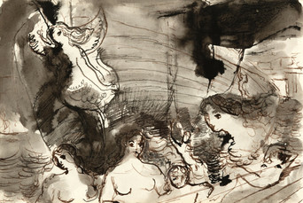 Compositie by Delvaux Paul