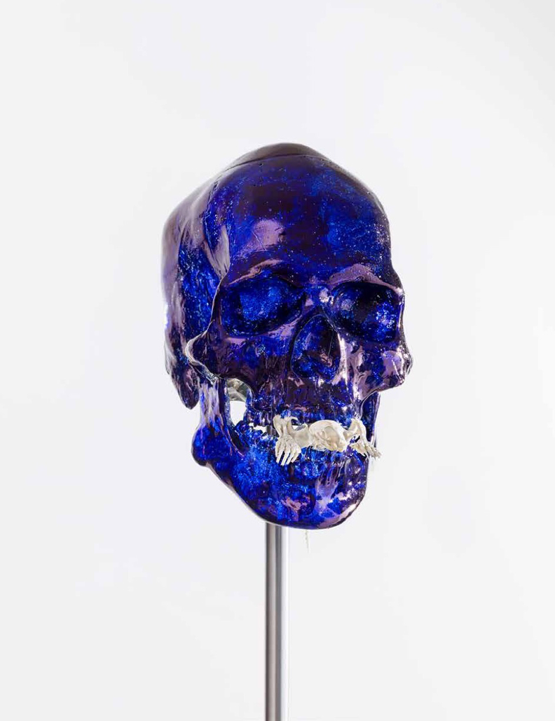 Skull with Mole by Fabre Jan