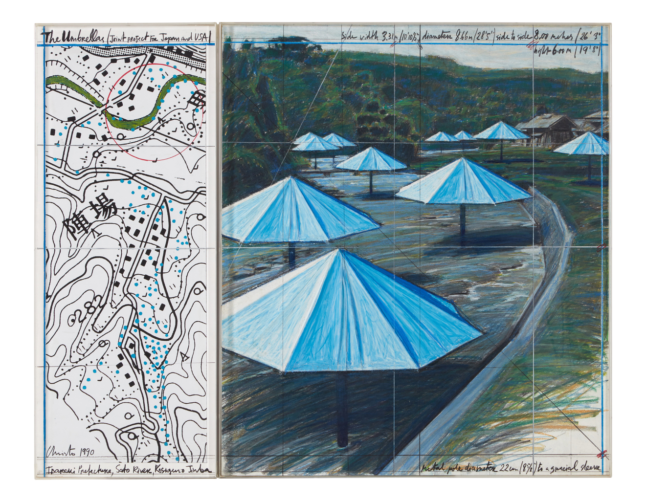The Umbrella’s (Project for Japan and Western USA) by Christo