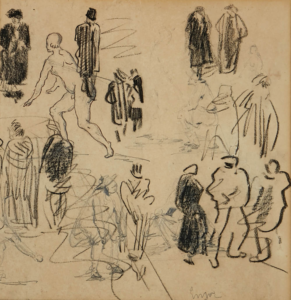 Figurenstudie by Ensor James