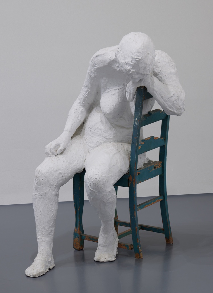 Girl on a Green Chair by Segal George