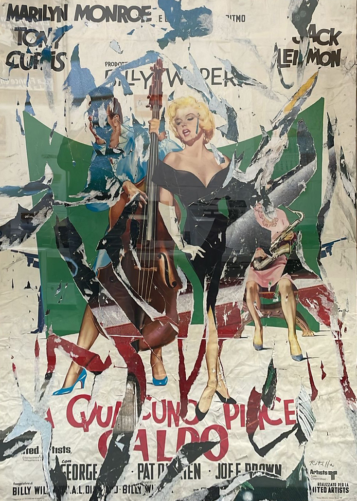 Il canto di Marilyn -A qualcuno piace caldo by Rotella Mimmo