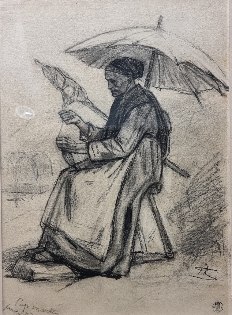 La gardeuse d’abeilles by Rops Felicien