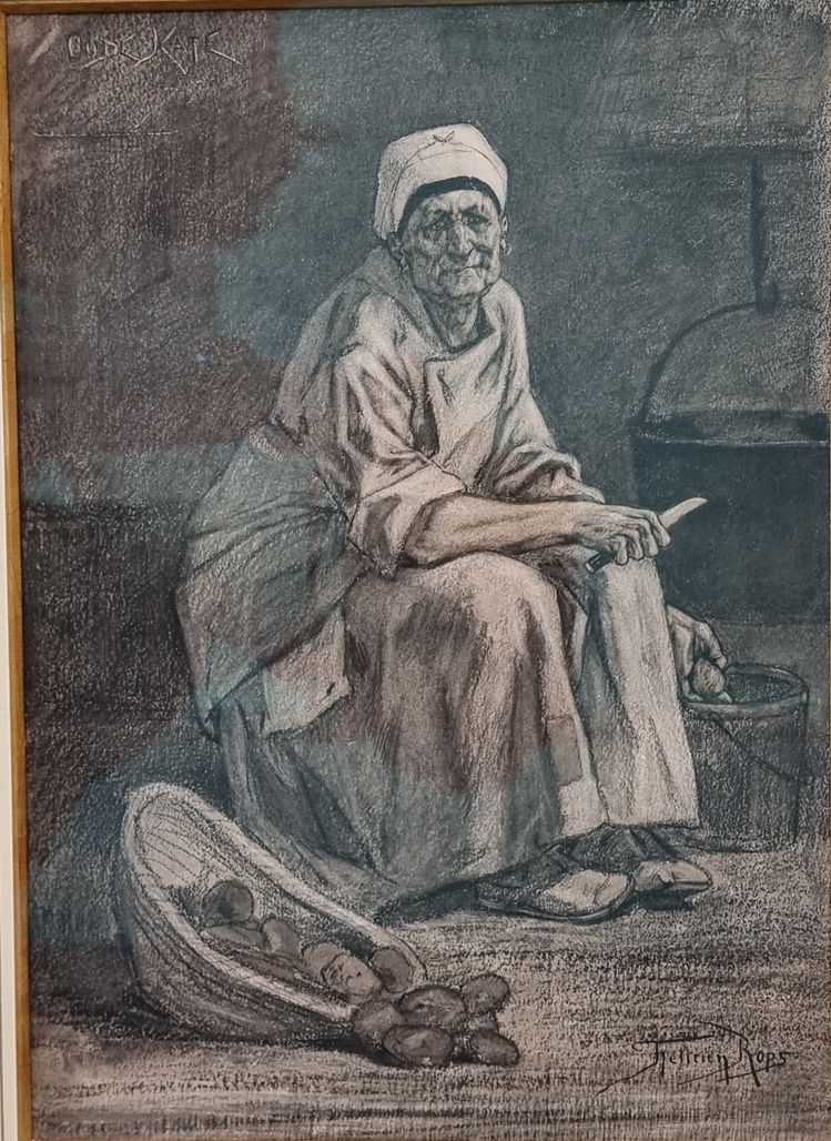 Oude Kaat by Rops Felicien