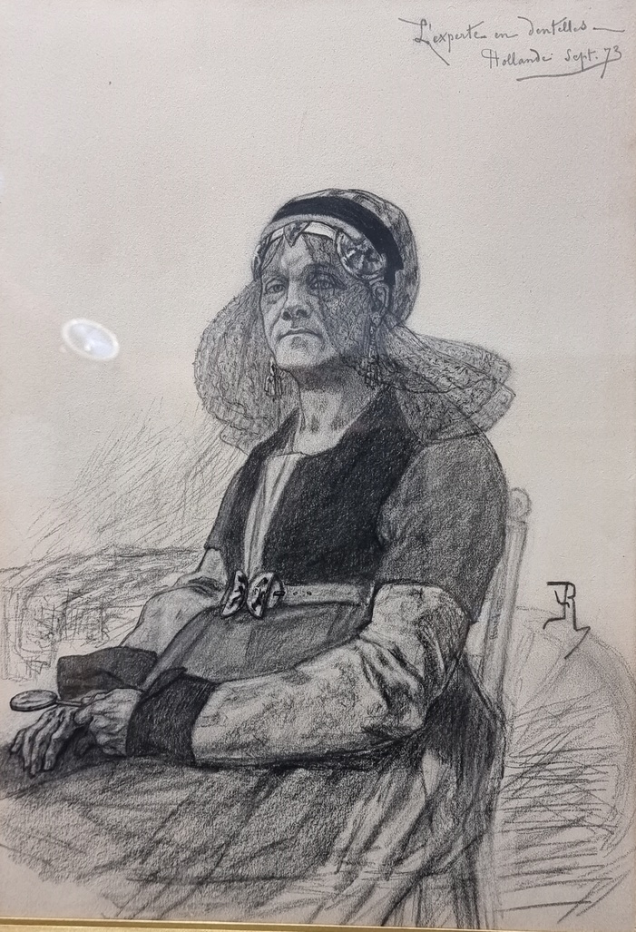 L’Experte en dentelles by Rops Felicien