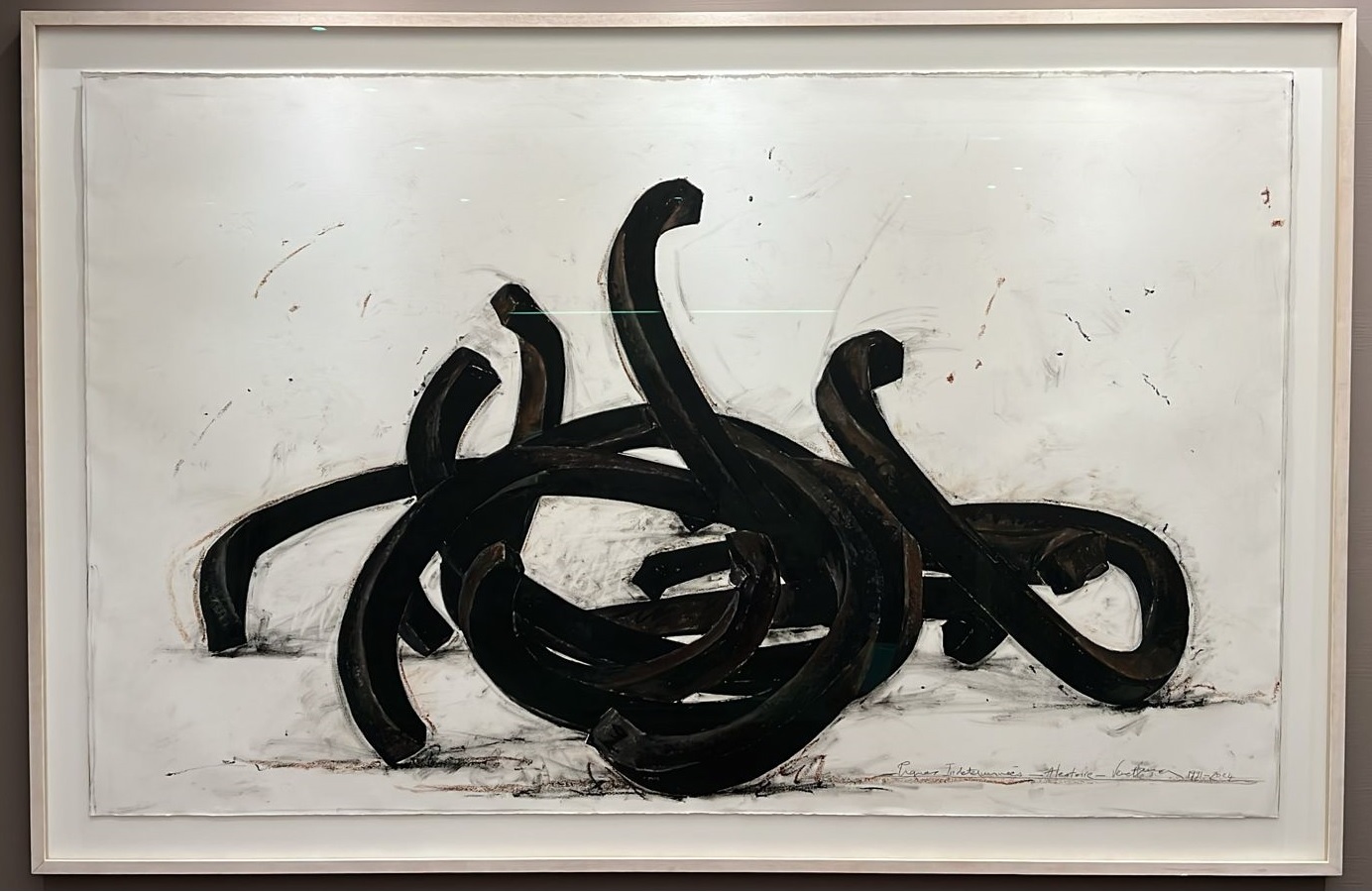 Lignes indéterminées aléatoires by Venet Bernar