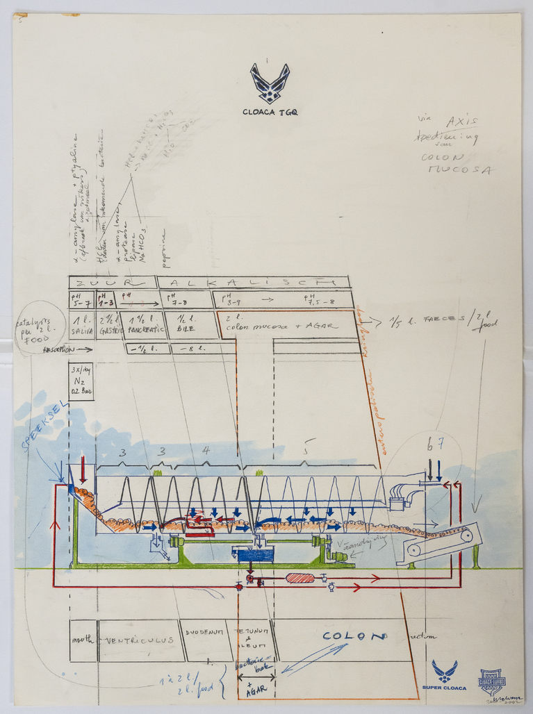 Studies for Cloaca Original Study # 111 by Delvoye Wim