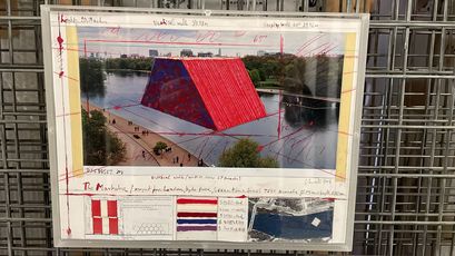 The Mastaba (Project for London, Hyde Park, Serpentine Lake) by Christo