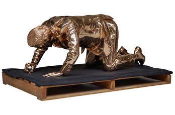 De Man die het Gras knipt The Man Who Cuts the Grass by Fabre Jan