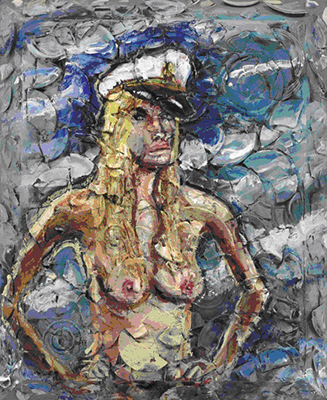 May in a Sailor hat by Schnabel Julian