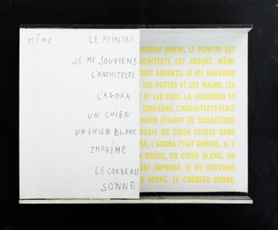 Même le peintre by Broodthaers Marcel